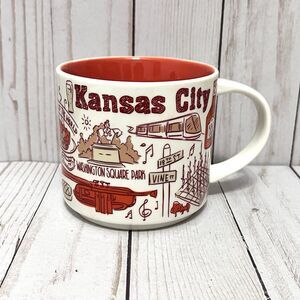 Starbucks Coffee Kansas City Been There Series Mug BBQ Capital of the World 14oz